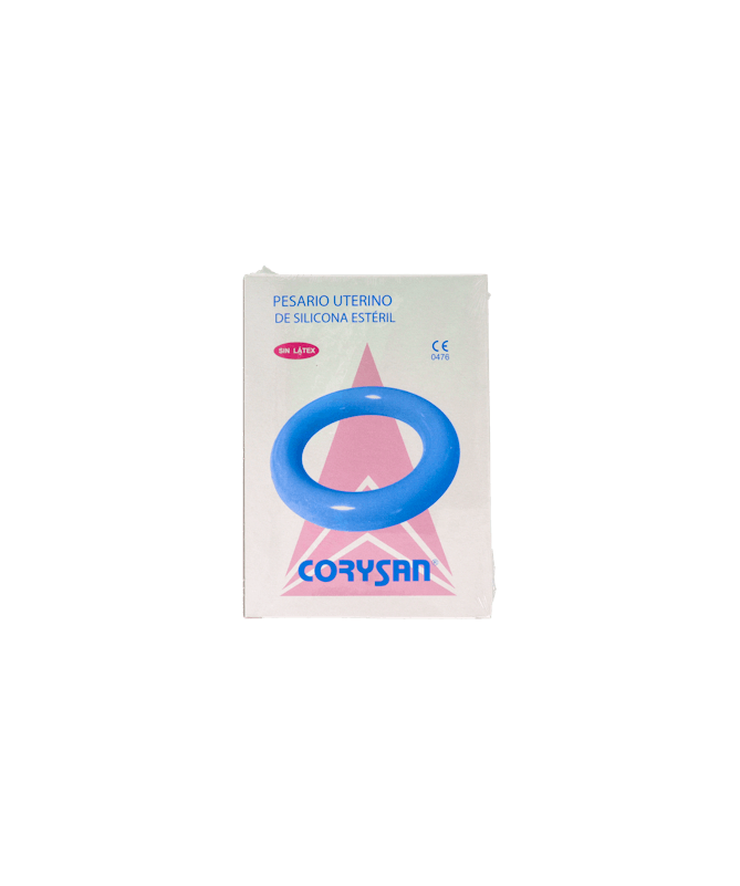 PESARIO UTERINO SILICONA CORYSAN 55 MM. – foto del producto tejido pesario uterino