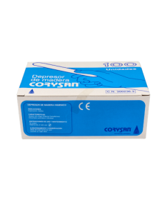 DEPRESOR MADERA CORYSAN 100 UND. – foto del producto tejido depresor madera