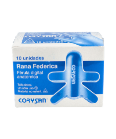 FERULAS DIGITALES CORYSAN 10 UND. – foto del producto tejido ferulas digitales