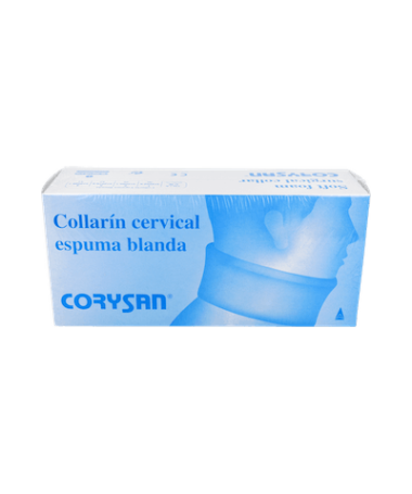 COLLARIN CERVICAL CORYSAN BLANDO T/2 – foto del producto tejido collarin cervical