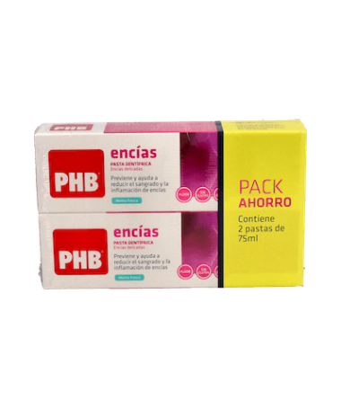 PHB DUPLO PASTA ENCIAS 75+75 ML – foto del producto phb duplo pasta