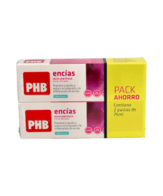 PHB DUPLO PASTA ENCIAS 75+75 ML – foto del producto phb duplo pasta