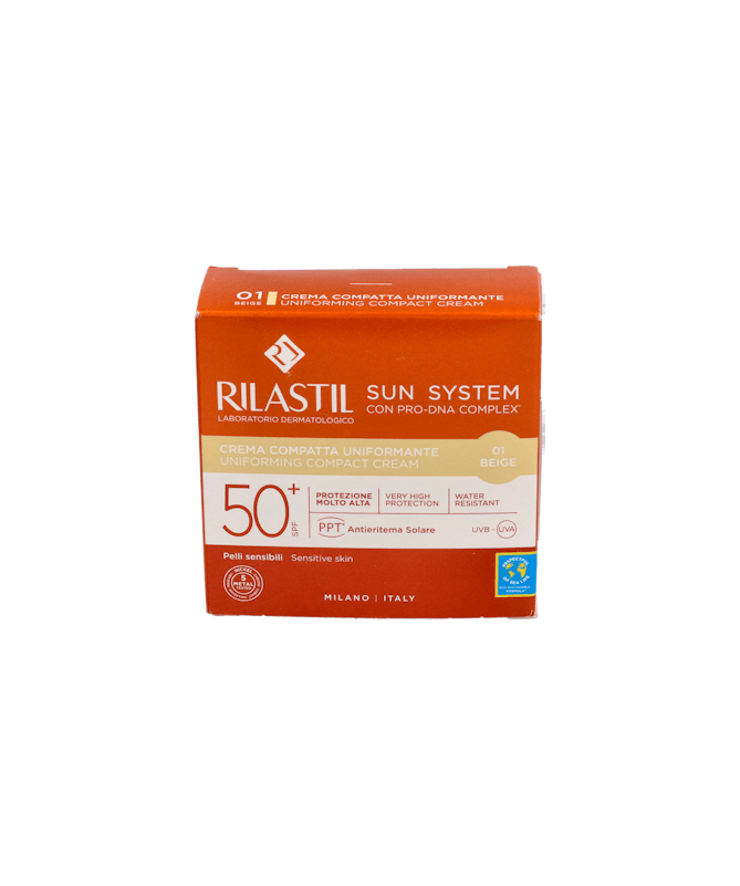 SUN SYSTEM 50+ COMPACTO BEIGE 10G – foto del producto cada sun system