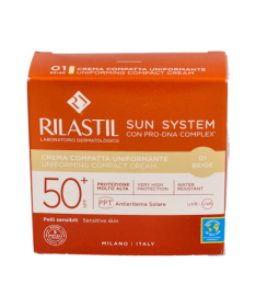 SUN SYSTEM 50+ COMPACTO BEIGE 10G – foto del producto cada sun system