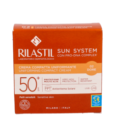 SUN SYSTEM 50+ COMPACTO DORE 10G – foto del producto cada sun system