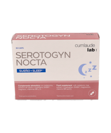 CUMLAUDE SEROTOGYN NOCTA 30 CAPSULAS – foto del producto cumlaude serotogyn nocta