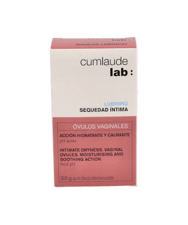 CUMLAUDE LUBRIPIU OVULOS VAGINALES 10 UD – foto del producto cumlaude lubripiu ovulos
