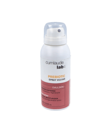CUMLAUDE PREBIOTIC SPRAY VULVAR 75 ML – foto del producto cumlaude prebiotic spray