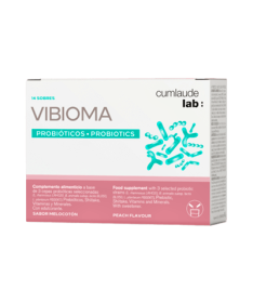 CUMLAUDE VIBIOMA 14 SOBRES 3GR MELOCOTO – foto del producto cumlaude vibioma sobres