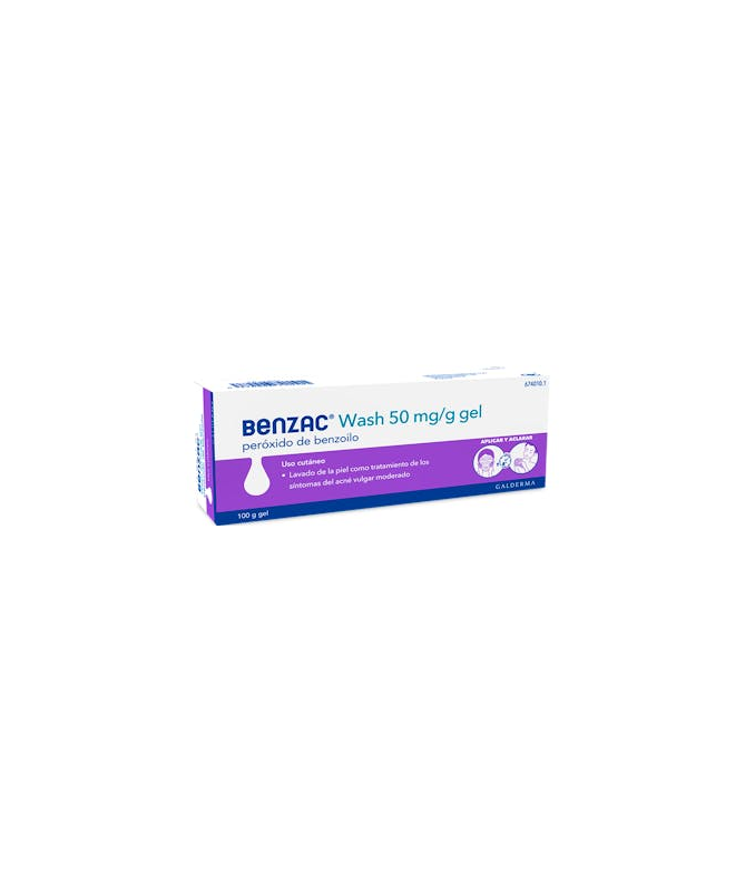 BENZAC WASH 50 MG/G GEL 100 GR – foto del producto cada benzac wash