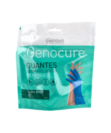 GENOCURE GUANTES DERMAT NITRILO M/T7 2UN – foto del producto cada genocure guantes