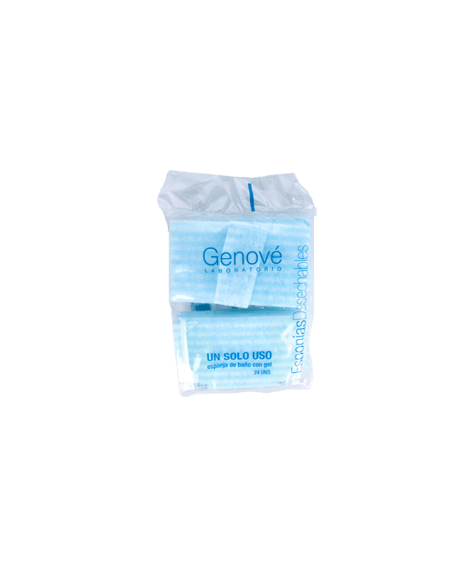 GENOVE ESPONJA GEL 1 SOLO USO 24 UNID – foto del producto cada genove esponja