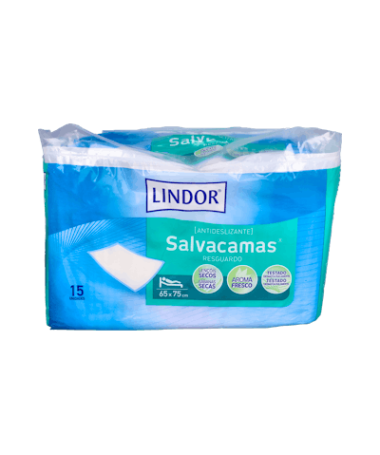 LINDOR SALVACAMAS 60X75 CM 15 U – foto del producto lindor salvacamas 60x75