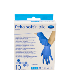 GUANTES PEHA S NITR FIN PQ 10U – foto del producto cada guantes peha