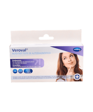 VEROVAL AUTOTEST DE EMBARAZO 1 U – foto del producto cada veroval autotest