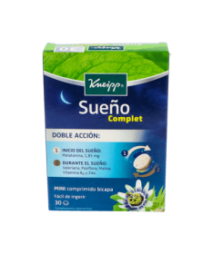 KNEIPP SUEÑO COMPLET 30 COMPRIMIDOS – foto del producto extracto valeriana officinalis