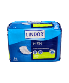 LINDOR MEN PAD SUPER 5 GOTAS 14 UN – foto del producto lindor men pad