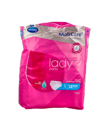 MOLICARE PREMIUM LADY PANTS 7 GOTAS L – foto del producto tejido molicare premium