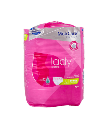 MOLICARE PREMIUM LADY PANTS 5 GOTAS L – foto del producto tejido molicare premium