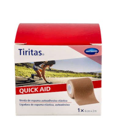 TIRITAS QUICK AID PIEL 6 COM X 2 M 1UD. – foto del producto tiritas quick aid