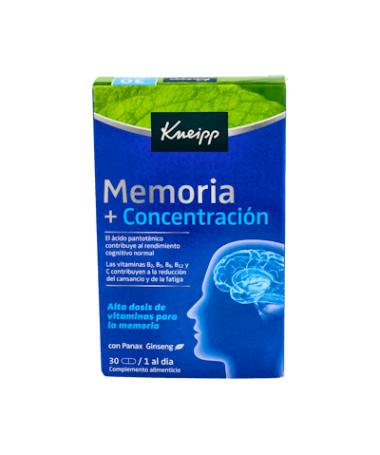 KNEIPP MEMORIA Y CONCENTRACION 30 CAPS – foto del producto kneipp memoria concentracion