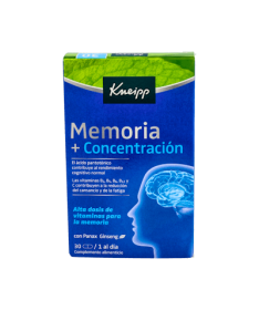 KNEIPP MEMORIA Y CONCENTRACION 30 CAPS – foto del producto kneipp memoria concentracion