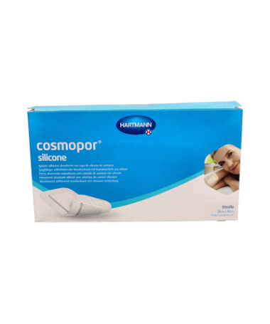 COSMOPOR SILICONE APOSITO EST 20X10CM 5U – foto del producto cada cosmopor silicone