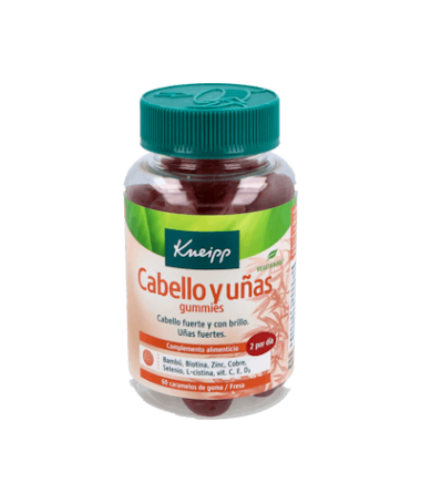 KNEIPP CABELLO Y UÑAS 60 GUMMIES FRESA – foto del producto aceites kneipp cabello