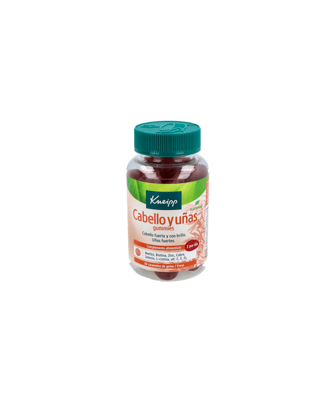 KNEIPP CABELLO Y UÑAS 60 GUMMIES FRESA – foto del producto aceites kneipp cabello