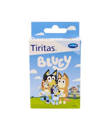 TIRITAS BLUEY APOSIT ADH 12 U 3 TAMAÑOS – foto del producto cada tiritas bluey