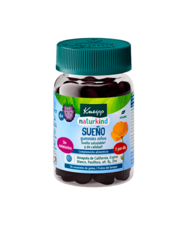 KNEIPP GUMMIES NIÑOS SUEÑO 30 C FRUTOS B – foto del producto aceites kneipp gummies