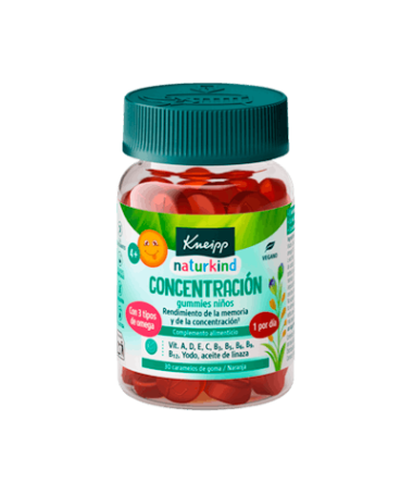 KNEIPP GUMMIES NIÑOS CONCENT 30 C NARANJ – foto del producto aceites kneipp gummies