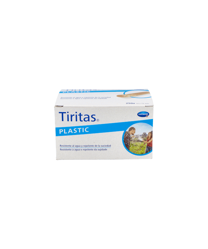 TIRITAS PLASTICO 250 UND. – foto del producto cada tiritas plastico