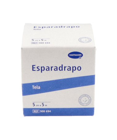 ESPARADRAPO OMNIPLAST TELA BLANCO 5MX5CM – foto del producto cada esparadrapo omniplast