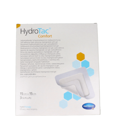 HYDROTAC COMFORT APOS EST 15X15 CM 3UD – foto del producto cada hydrotac comfort