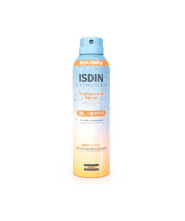 FP ISDIN SPF30 SPRAY TRANSP 250ML – foto del producto isdin spf30 spray