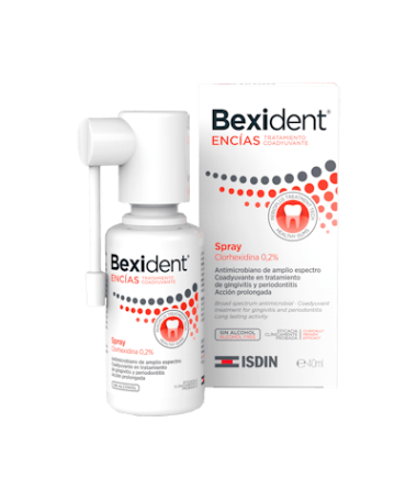 BEXIDENT ENCIAS SPRAY CON CLORHEX 40 ML – foto del producto cada bexident encias