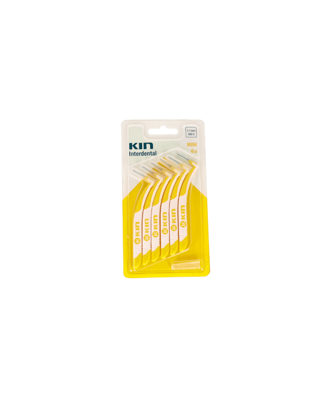 CEPILLO INTERDENTAL KIN MINI 6 UDES – foto del producto cada cepillo interdental
