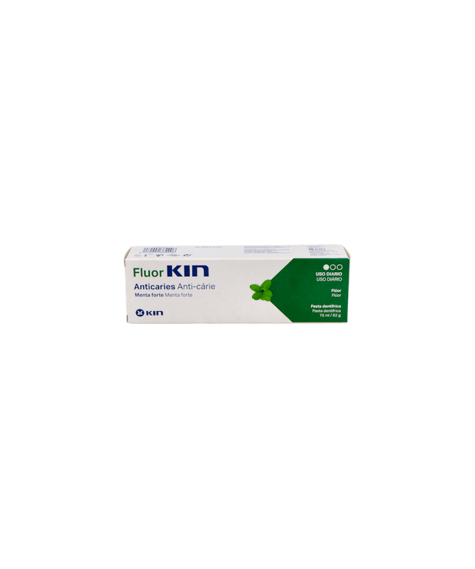 FLUOR KIN AC MENTA FORTE PASTA 75 GRAMOS – foto del producto cada fluor kin