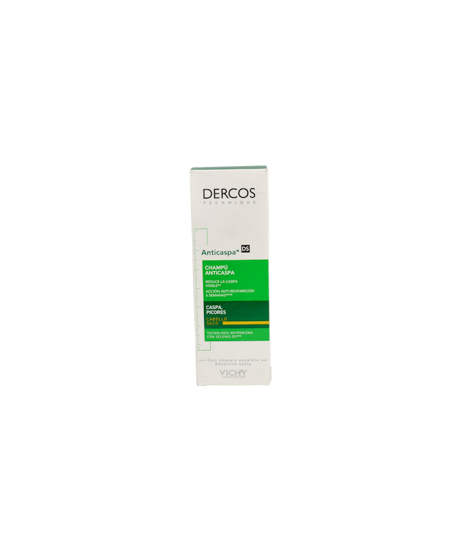 DERCOS CHAMPU ANTICASPA SECA – foto del producto cada dercos champu