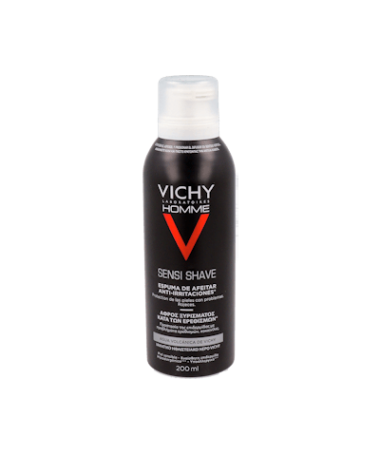 VICHY HOMME ESPUMA AFEITAR PIEL SENS 200 – foto del producto cada vichy homme