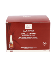 MARTIDERM AMPOLLAS ANTICAIDA 28 UD 3 ML – foto del producto complejo martiderm ampollas