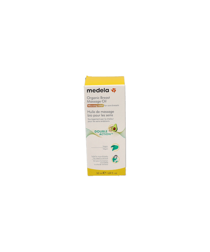 ACEITE ORGANICO MASAJE PECHO MEDELA 50ML – foto del producto cada aceite organico
