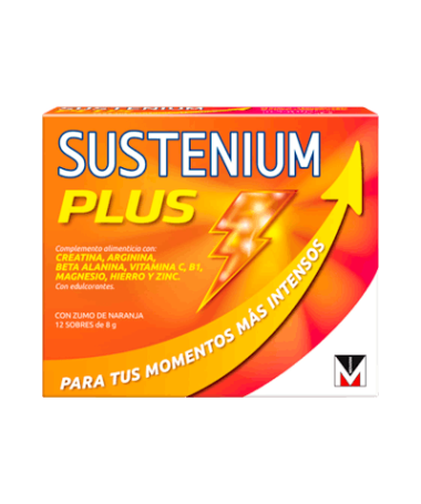 SUSTENIUM PLUS 12 SOBRES – foto del producto cada sustenium plus