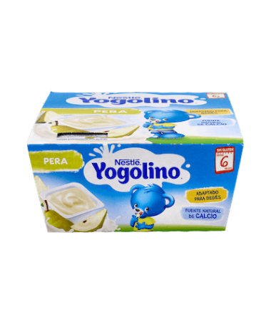 YOGOLINO PERA 4 TARRINAS X 100 GR – foto del producto cada yogolino pera