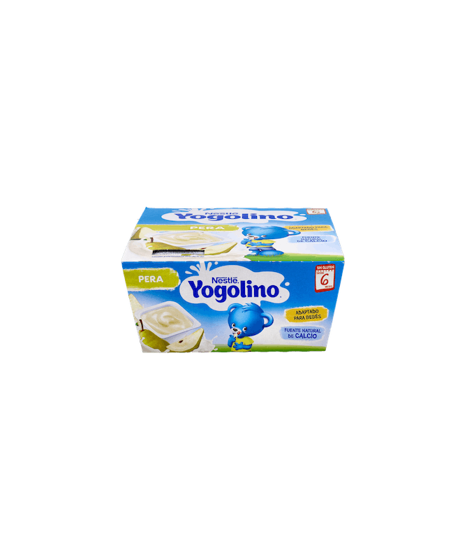 YOGOLINO PERA 4 TARRINAS X 100 GR – foto del producto cada yogolino pera
