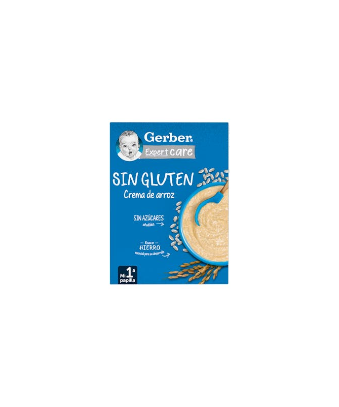 GERBER PAPILLA CREMA DE ARROZ 250 GRAMOS – foto del producto cada gerber papilla