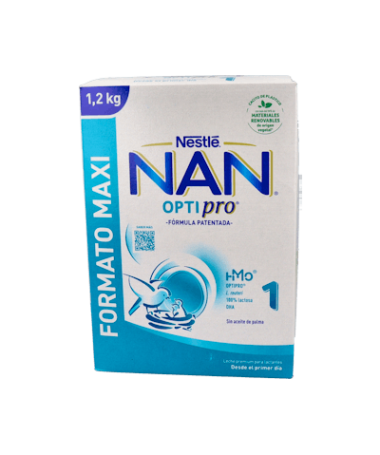 NAN OPTIPRO 1 BIB 6X(2X600G) ES – foto del producto nan optipro bib