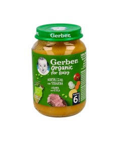 GERBER ORG HORTALIZAS TERNERA 190G – foto del producto cada gerber org