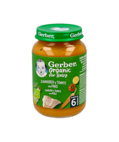 GERBER ORG ZANAH TOM PAVO 190Gg – foto del producto cada gerber org